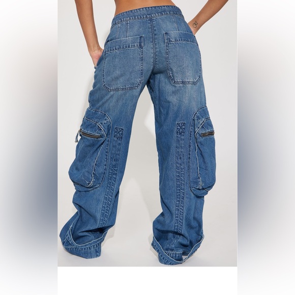 Cargo denims. - Picture 3 of 4